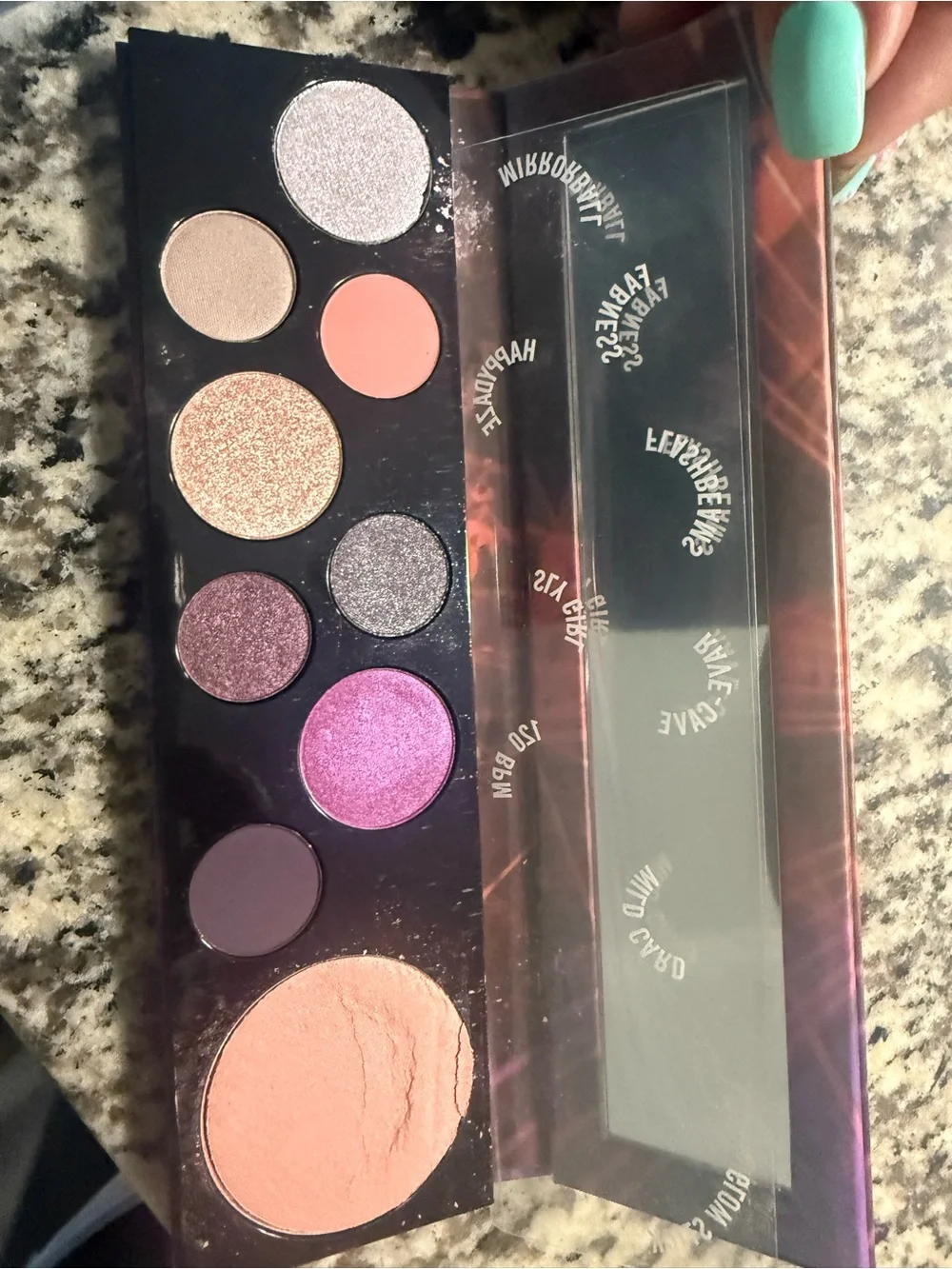 MAC Cosmetics Raven Light Palette - Yellow, Purple, Pink